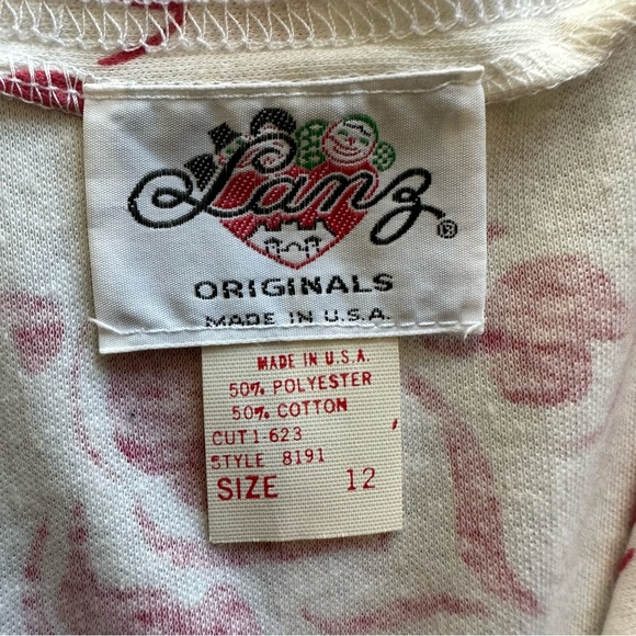 VTG 80s Retro NWT White & Pink Floral Print Short Sleeve Wrap Dress - Picture 8 of 11